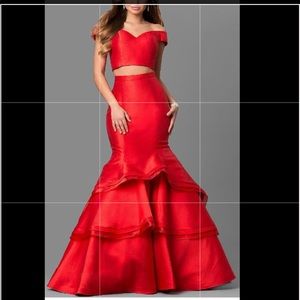 Jovani style #46866 burgundy color